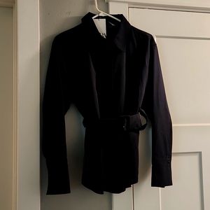 ZARA black blouse.  Large